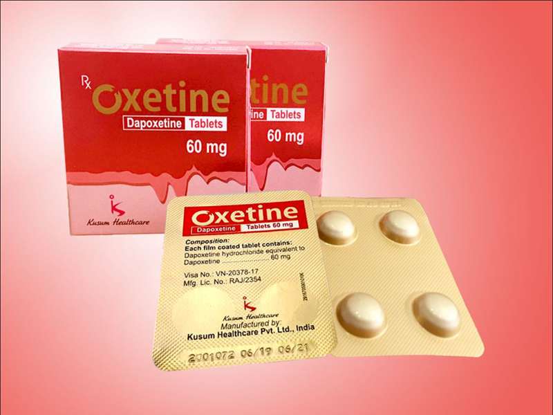 Viên uống cường dương Oxetine 60, Dapoxetine 60mg chống rối loạn cương dương